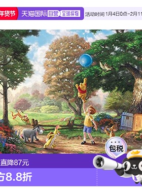 【日本直邮】Tenyo1000片艺术益智拼图玩具小熊维尼251x73.5cm