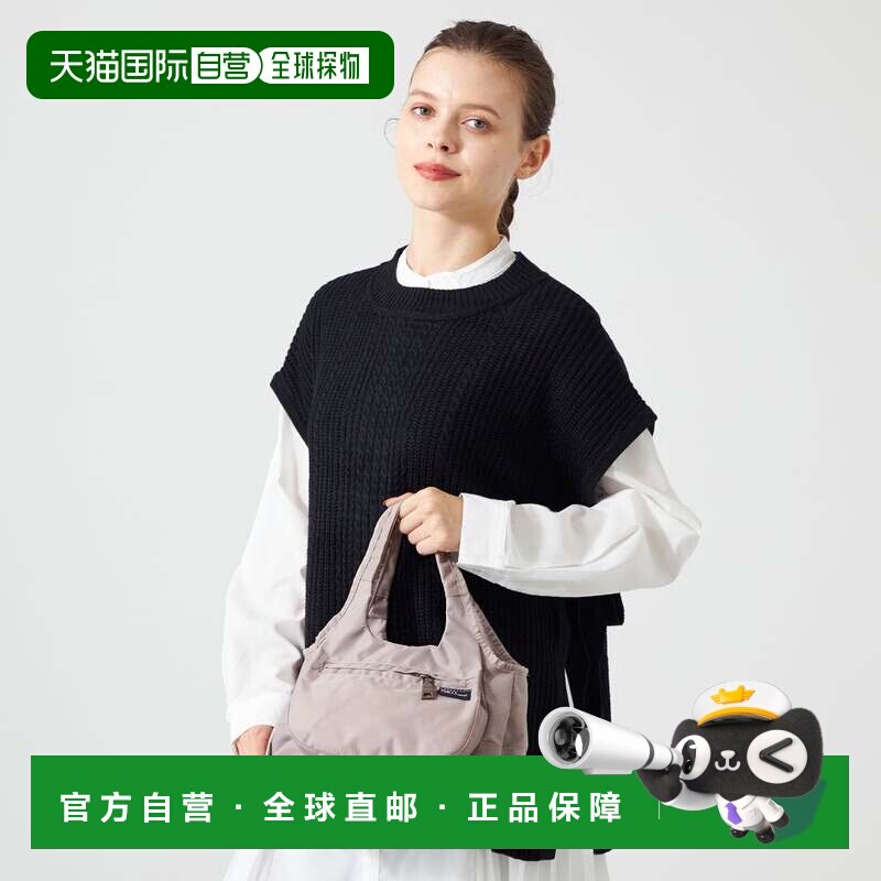 日本直邮Y'SACCS vous et 立体口袋手提包 迷你款 浅灰色斜挎包