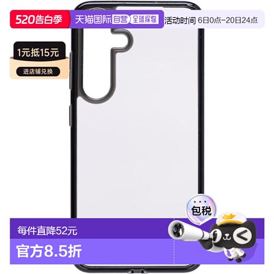 【日本直邮】Hamee PATCHWORKS LUMINA Galaxy S24 耐冲击透明黑
