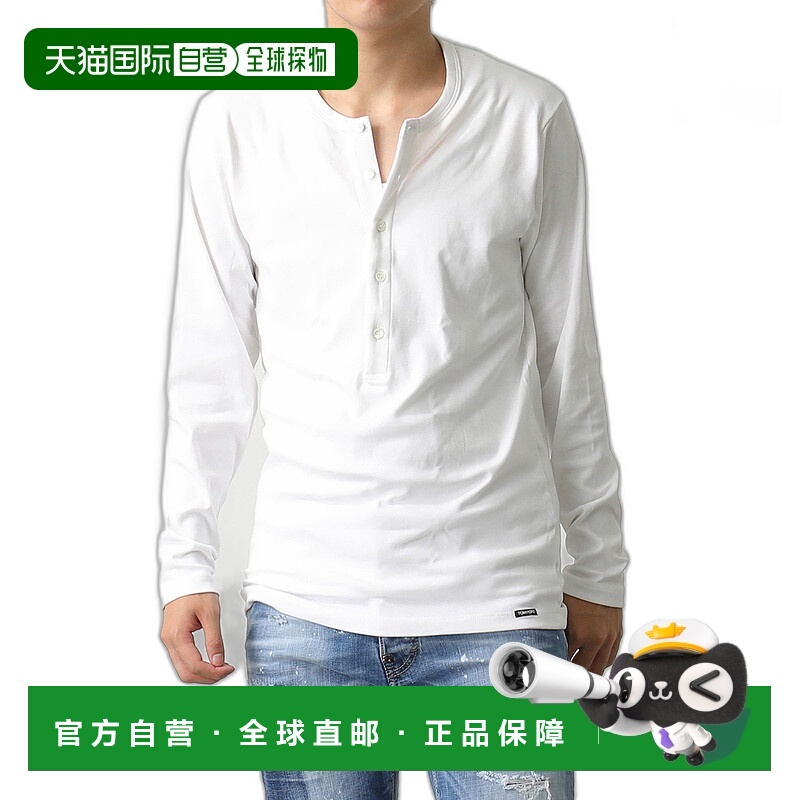 TOM FORD 内衣剪裁 T4M15 1040 女士 圆领 T恤 棉混纺