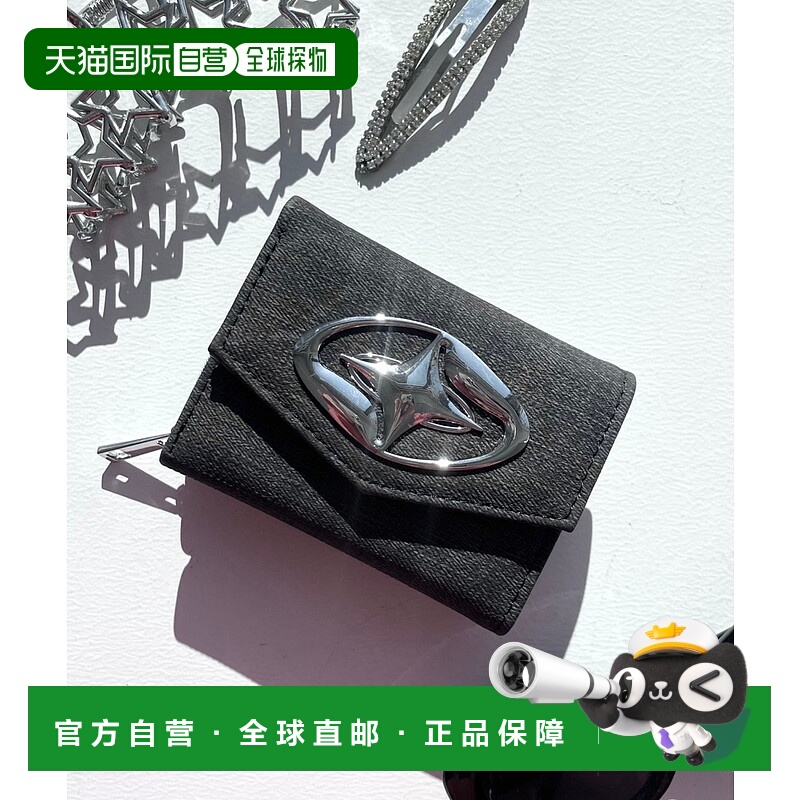 1h可退 日本直邮WEGO 女士金属配件大号钱包 LG24AW09G0006