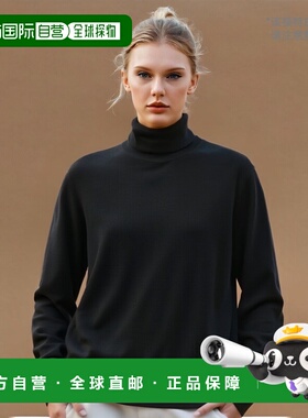 日本直邮THE ROW 女士高领针织衫黑色女士 8280 y590 blk HEVA TO