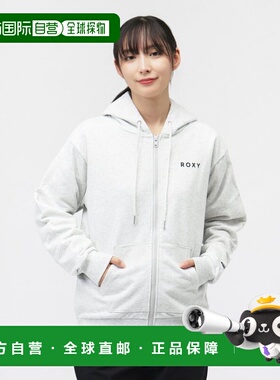 日本直邮ROXY 女士户外休闲历史标志拉链连帽卫衣 RZP254027