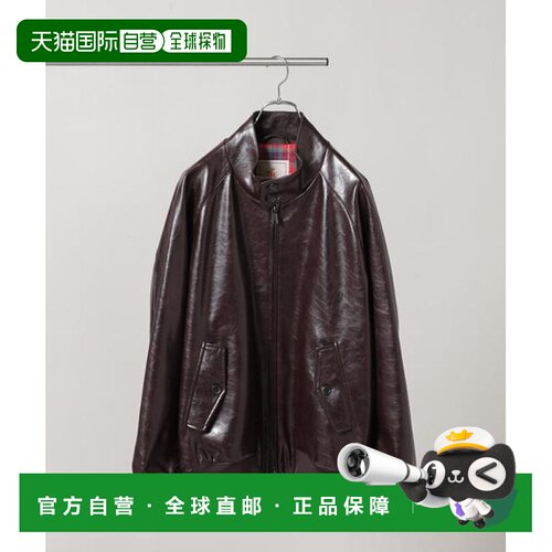 NANO universe BARACUTA 别注 G9 短款人造皮革夹克 NANO UNIVERS