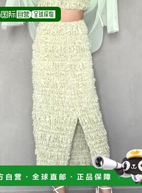 1h可退 日本直邮MERCURYDUO 女士立体感设计弹性收腰铅笔裙 00253