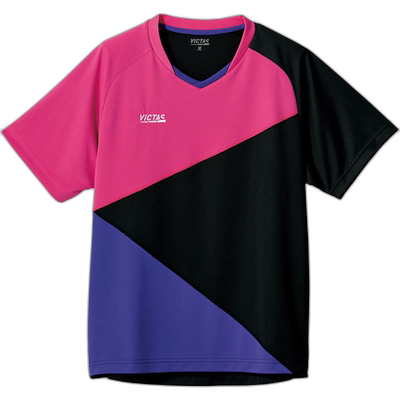 日本直邮VICTAS 短袖色块比赛衫 COLOR BLOCK GS 乒乓球 612103-7