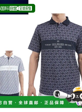 日本直邮Tommy Hilfiger Golf 男士游艇印花短袖Polo衫 THMA519 2