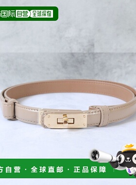 日本直邮florge 无段阶调整牛革 平面腰带 [FL8218EW08674] 腰带