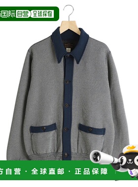 1小时内可退 日本直邮Double RL 男士经典提花针织卡其外套 MNRRK