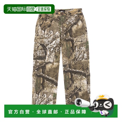 1h可退 日本直邮HUF 男女同款八十九 REALTREE联名棉质宽松工装裤