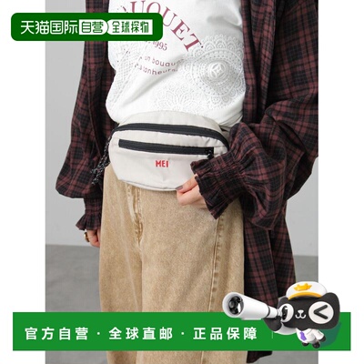 日本直邮Samansa Mos2 女士 MEI联名刺绣LOGO腰包【付后1h可退】