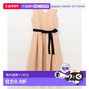 日本直邮GRACE CONTINENTAL 基卡贾防护褶裥连衣裙 [GR9467EW0115