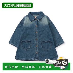 连衣裙 儿童宽松爱心口袋衬衫 J117936 日本直邮BREEZE 1h可退