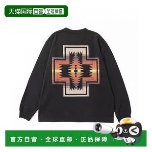 4175 T恤纯棉宽松 5009 男女后背印花长袖 日本直邮PENDLETON