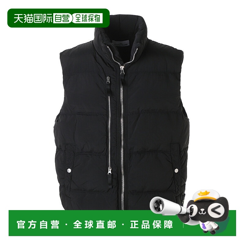 日本直邮Stone Island 男士黑色羽绒背心(k2s15g100006 s0019 v0