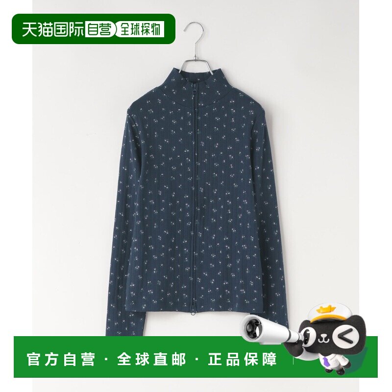 日本直邮LOWRYS FARM 女装 全棉拉链针织开衫 107【付后1h可退】