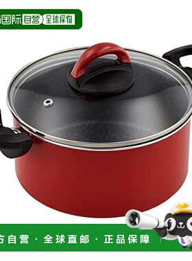 【日本直邮】Bestco 双柄锅 20cm IH用 红色/黑色 ND-3167