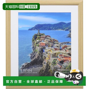 【日本直邮】HAKUBA 木制相框 FW-04 4 切面 自然色 FW-4-NT4