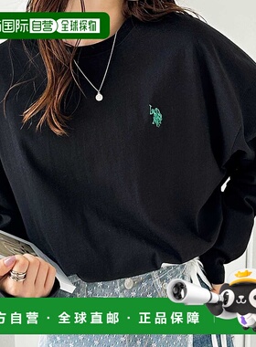 1h可退 日本直邮U.S. POLO ASSN. 男女同款刺绣宽松长袖T恤 20812