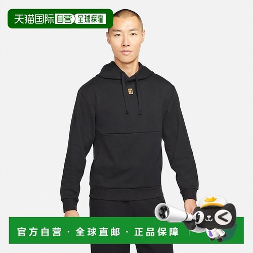 日本直邮Nike-耐克男子网球连帽衫耐克法院遗产羊毛l/s连帽衫DA57