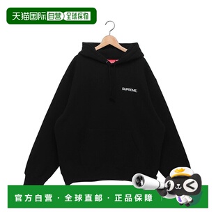 日本直邮 SUPREME DROP8 019 BLK 男女通用黑色连帽卫衣拉链
