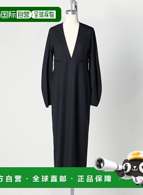 1h可退 日本直邮LOEFF W TORO V领连衣裙长裙