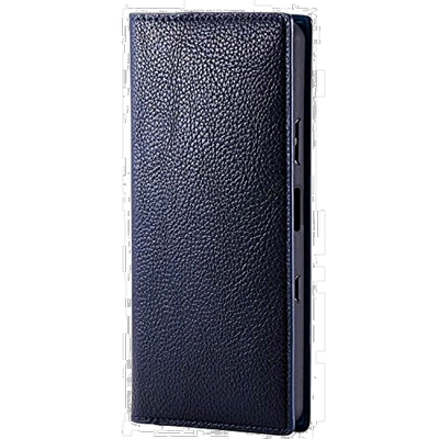 【日本直邮】宜丽客Xperia 10 III RICERCA系列仿皮翻盖手机壳 藏