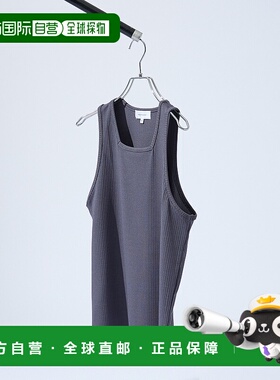 1h可退 日本直邮ABAHOUSE男女同款光泽感方领修身TankTop 0050602