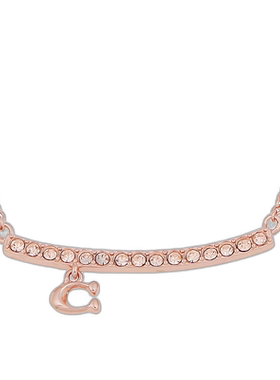 日本直邮Coach蔻驰 项链 SIGNATURE PAVE BAR 91431