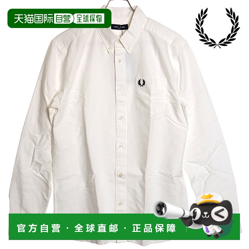 日本直邮FRED PERRY 牛津衬衫 M5516-100 OXFORD SHIRT 男士上衣