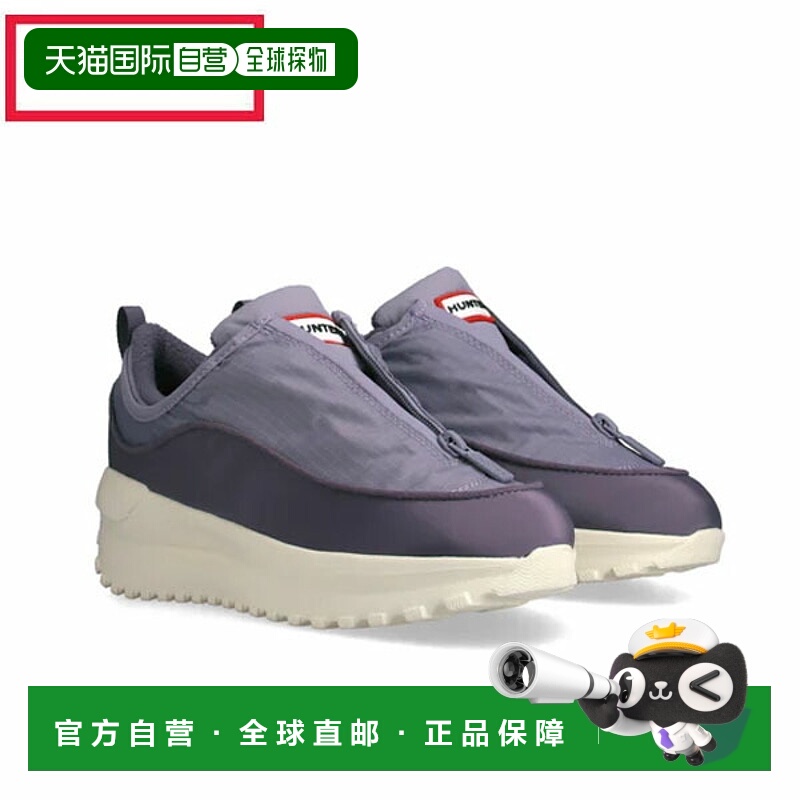 日本直邮Hunter 男女通用旅行 Flow Zip Trainer 运动鞋梦幻淡紫