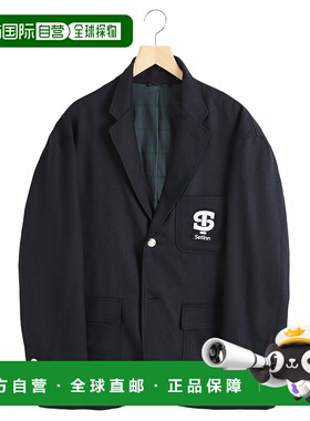 1h可退 日本直邮Setinn 男士徽章Logo宽松版Blazer外套 24F004
