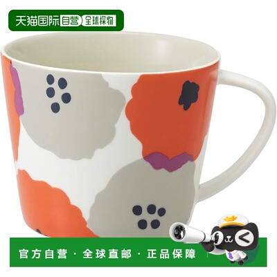 【日本直邮】Wpc.Patterns马克杯 红花 400ml W028-085-204大容量