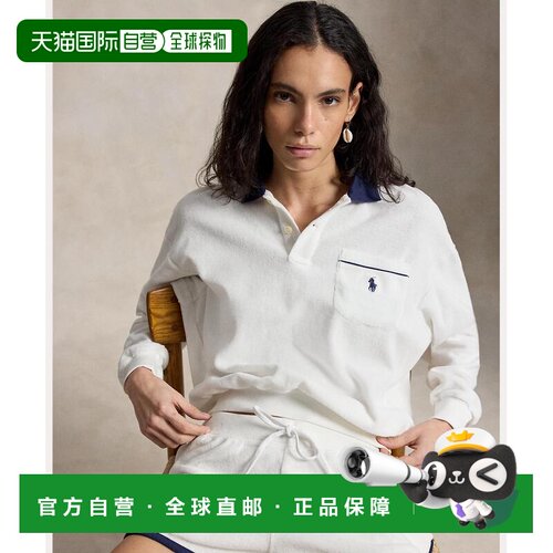 1h可退 日本直邮Polo Ralph Lauren 女士 长袖棉混纺Polo衫 WMPOK
