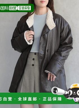 1h可退 日本直邮31 Sons de mode 女装 仿皮毛领中长款外套 TT558