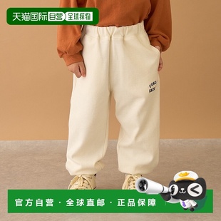 裏起毛舒适五分裤 1h可退 日本直邮b.ROOM儿童宽松伸缩易穿长裤