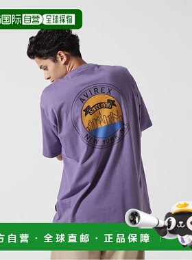 日本直邮AVIREX ECDP VARISTYTEE MANHATTAN 男士T恤 [AV1129EM02