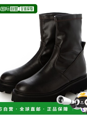 日本直邮FABIO RUSCONI 纯色短靴 FA933BW20369 短靴厚底鞋