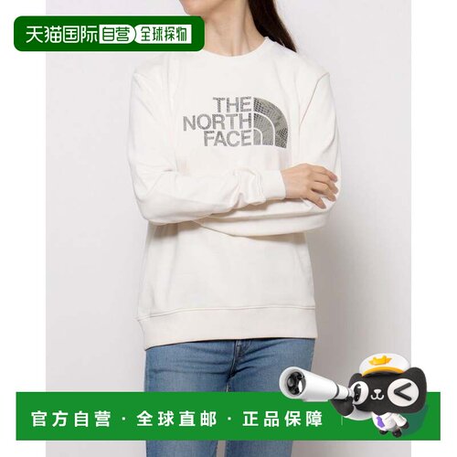 日本直邮The North Face 卫衣 白色 网眼透气运动