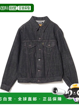 1h可退 日本直邮AUBERGE × Brilla 男士黑色牛仔夹克3rd款 24180