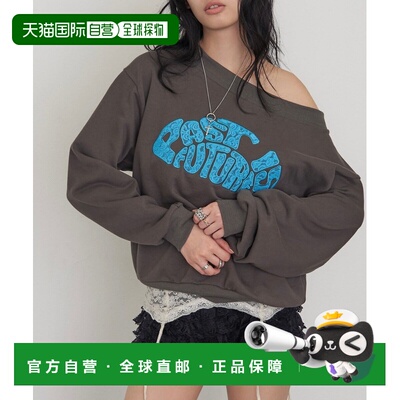 1h可退 日本直邮WHO'S WHO gallery 女装 简约蕾丝logo卫衣 WWZ10