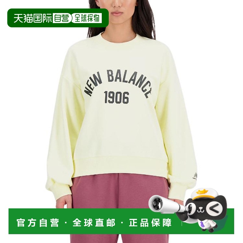 日本直邮New Balance Essentials Varsity Fleece Crew 柔软舒适