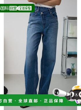 自营 AZUL BY MOUSSY 蓝色牛仔叠搭牛仔 MOUSSY副牌牛仔裤直筒裤