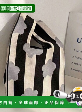 日本直邮florge 时尚易用手提方形针织环保袋 [FL8218AW009709]