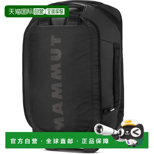日本直邮Mammut 45L WHEELED CARGO 户外拉杆行李包/旅行袋 黑色