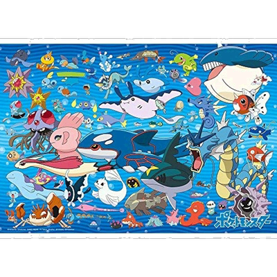 【日本直邮】beverly玩具100片拼图精灵宝可梦大集合水系益智