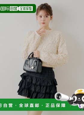 日本直邮Chico 女装 多层荷叶边迷你裙 蕾丝下摆设计 CHZ1052501A