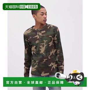 日本直邮AVIREX EC_DAILY L/S H-NECK CAMO TEE 短袖T恤 [AV1129E