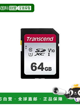 【日本直邮】Transcend创见Class10 SD卡64GB TS64GSDC300S-E2耐