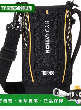 【日本直邮】Thermos水壶袋运动水壶FHT-801F专用黑橙色膳魔师